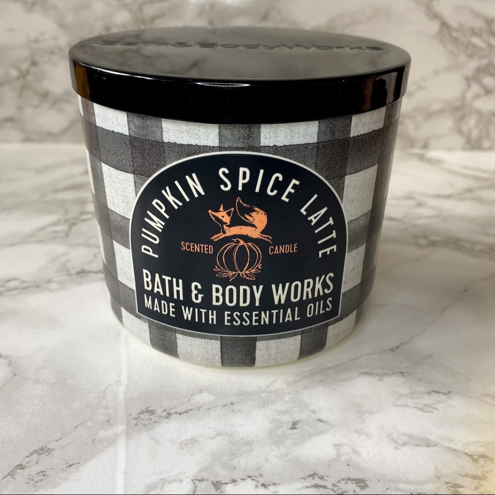 B & BW Pumpkin Spice Latte Candle